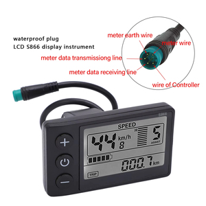 Electric Bicycle S866 LCD <strong>Display</strong> Meter E-bike <strong>Control</strong> Panel with Waterproof Plug E-bike Parts Electric Scooter <strong>Display</strong> - Product Image 4