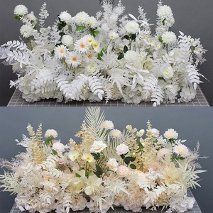 Nueva Colección <span class=keywords><strong>de</strong></span> Bodas: Arreglos Florales a Gran Escala, Decoraciones <span class=keywords><strong>de</strong></span> Flores <span class=keywords><strong>de</strong></span> Seda, Marcadores <span class=keywords><strong>de</strong></span> Caminos Terminados, Arte Floral para Bodas - Product Image 4