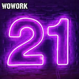 Letreros Luminosos LED RGBW de 12v Personalizados para Eventos, Fiestas, Cumpleaños, Baby Shower, Letreros de Neón con Texto, Fábrica WOWORK 2026 - Product Image 5