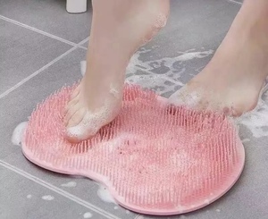 Slip Color Silicone <strong>Feet</strong> Cleaner <strong>Shower</strong> <strong>Foot</strong> Massager Floor <strong>Scrubber</strong> Pads - Product Image 1