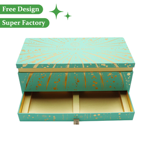 Tùy chỉnh sang trọng lá vàng Hai Lớp Thiết kế fortnum & Mason Champagne và Nấm cục rượu vang Hộp quà tặng hộp rỗng - Product Image 4