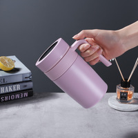 Théière 2026 Emerit en gros, la plus populaire, personnalisée, 480 ml, avec revêtement en acier inoxydable 316, affichage LED de la température et poignée, idéale pour le bureau