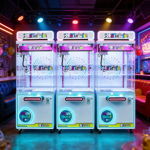 Machine à griffes portable et mobile pour poupées, avec roulettes verrouillables et éclairage, machine de jeu commerciale à la <span class=keywords><strong>chance</strong></span> - Product Image 5