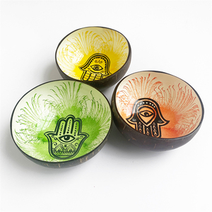ชามไม้ลายฮัมซา <span class=keywords><strong>ตา</strong></span>ปีศาจ ลายเปลือกมะพร้าว สำหรับใส่ขนม บะหมี่ ข้าว สลัดผลไม้ สมูทตี้ พระพุทธรูป ของตกแต่ง - Product Image 4