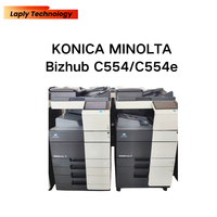 Mesin Fotocopy Komersial Digital Warna A3 Bekas Rekondisi Konica Minolta Bizhub C554 C554e, Print, Scan, untuk Kantor