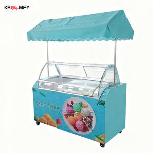 Tricycle multifonctionnel pour la vente de nourriture de rue 2025, chariot alimentaire, conteneur à crème glacée avec couvercle - Product Image 6