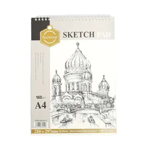 Keep Smiling A4 Office School Supplies Blank Pages Paper Painting Drawing Sketch Book For Artists