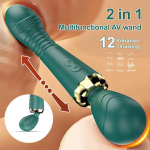 Oferta Especial: Masajeador de Silicona de Grado Alimenticio de 12 Frecuencias, Juguetes Elásticos para Adultos, Varita Vibradora para Mujer - Product Image 3