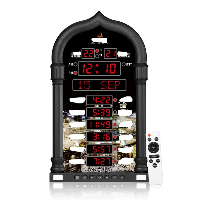 Hot Selling Plastic Wall Clock  Azan Wall Clock for Prayer
