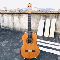 Guitare classique à armature en treillis, fabriquée à la main par un luthier, polissage français, guitare de concert professionnelle