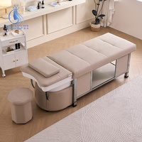 Lit de shampoing de luxe multifonction pour salon de lavage Thai Head Treatment Spa