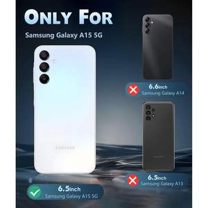 Coque de téléphone 15T en TPU flexible avec texture brossée, antidérapante, antichoc, protection pare-chocs - Product Image 5