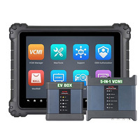 Kit de Diagnostic Complet 2026 pour Maxisys Ultra Full Systems Plus EV avec Boîtier EVDiag et Adaptateurs, Pack Batterie 12V, Garantie 1 An