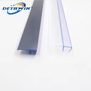 Sliding Shower Door And Window Accessories Transparent Plastic 6mm PVC Sealing Strips Waterproof Strip