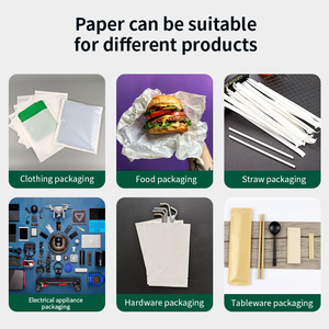 Rouleau de papier <span class=keywords><strong>kraft</strong></span> non laminé, résistant à l'humidité, pour sachets d'assaisonnement (sel, poivre, piment et sucre), <span class=keywords><strong>compostable</strong></span> à domicile - Product Image 4