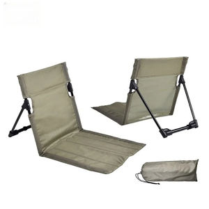 Chaise de plage pliante d'extérieur pour jardin et parc, avec coussin de dossier, 1 pièce, en tissu Oxford, pour pique-nique et camping, vente en gros - Product Image 6