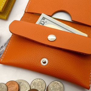 Multi-<b>Card</b> Slot Pu Leather Snap Button Coin Purse Practical Compact Credit Access <b>Card</b> <b>Holder</b> <b>Wallet</b> Unisex - Product Image 6