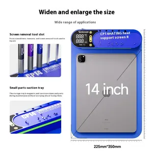 แผ่นทำความร้อนถอดหน้าจอ MECHANIC CP14+ ขนาด 14 นิ้ว 150 วัตต์ สำหรับโทรศัพท์มือถือ iPad ซ่อมแซมและถอดประกอบหน้าจอ - Product Image 6