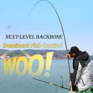 Canne à pêche multi-sections en fibre de carbone personnalisée, marque privée, haute qualité, réglable, légère, pour la pêche professionnelle en <span class=keywords><strong>lac</strong></span> et en rivière - Product Image 6