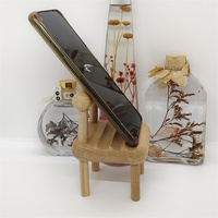 Yuanwen meilleure vente bureau créatif portable gratuit pour placer téléphone portable base de support en bois