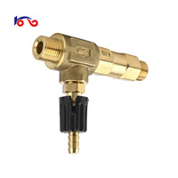 Pompe à eau haute pression Honglang, injecteur de mousse Venturi, produits chimiques détergents, lave-auto sans régulateur, modèles HL-F-009/010