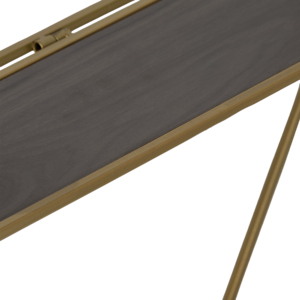 Mensole esagonali da parete con struttura in metallo e ripiani in legno, organizer per l'arredamento della casa, espositore per soggiorno. - Product Image 5