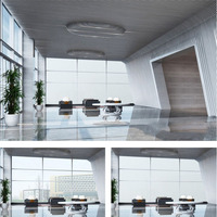Selbstklebende Intelligente PDLC-Folie Hohe Lichtdurchlässigkeit 88% Schaltbare Dekorative Sichtschutzfolie Modernes Design Büro Hotel Badezimmer