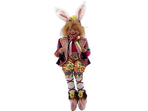 Promotion vêtements colorés 33cm cheveux jaunes <span class=keywords><strong>petit</strong></span> garçon génie poupée décoration ornements de pâques lapin chapeau anniversaire enfants cadeau - Product Image 2