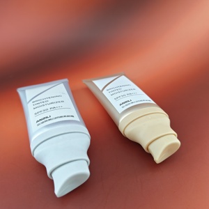 หลอดพลาสติกทรงรีพิมพ์ลายตามสั่งสำหรับครีมกันแดดแบบกดพร้อมฝาใส - Product Image 4