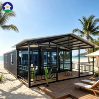 Maison conteneur extensible personnalisée à 3 chambres, 20 pieds, 40 pieds, villa préfabriquée, maison modulaire pour habitation résidentielle