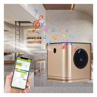 Difusor de Aromas Multifuncional, Altavoz de Música, Luz Dinámica, Control por Aplicación, Máquina de Aromas sin Agua de 200 ml para Espacios Públicos