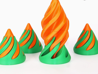 Jouet anti-stress en spirale imprimé en 3D, sculpture conique à passage impossible, accessoire de bureau, art cinétique, cadeau sensoriel
