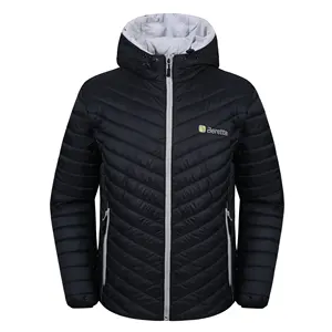 מותאם אישית חם בועת נתיק ברדס אודם באיכות גבוהה גברים חורף מעילים מרופד כותנה מרופד ז 'קט פופר - Product Image 5