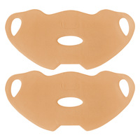 Masque facial en tissu élastique hydrogel pour le golf, transfrontalier, qui améliore les muscles du visage, réduit les plis nasogéniens, raffermit et est prêt pour le maquillage