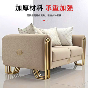 Support de Bras de Canapé E048 en Acier Inoxydable, Quincaillerie de Meuble Luxe Léger, 15cm, Installation Facile - Product Image 1