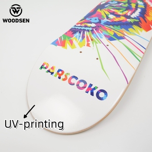 Planche à roulettes en érable WOODSEN, double rocker portable, concave profond, épaisseur 10 mm, <span class=keywords><strong>8</strong></span> plis, <span class=keywords><strong>8</strong></span>*31 pouces, taille personnalisée 7,75-<span class=keywords><strong>8</strong></span>,0 pouces - Product Image 5