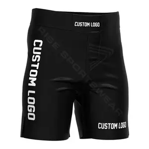 Jiu-jitsu mulheres logotipo ginásio liso preto personalizado jiu jitsu EUA uk impresso mens design boxe mma shorts para homens sublimação