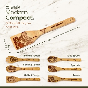 Regalos <span class=keywords><strong>de</strong></span> <span class=keywords><strong>Star</strong></span> <span class=keywords><strong>Wars</strong></span> para <span class=keywords><strong>cocina</strong></span>-Regalos <span class=keywords><strong>de</strong></span> <span class=keywords><strong>Star</strong></span> <span class=keywords><strong>Wars</strong></span> Cucharas <span class=keywords><strong>de</strong></span> madera para cocinar-Juego <span class=keywords><strong>de</strong></span> utensilios <span class=keywords><strong>de</strong></span> bambú-Accesorios <span class=keywords><strong>de</strong></span> <span class=keywords><strong>cocina</strong></span> <span class=keywords><strong>de</strong></span> <span class=keywords><strong>Star</strong></span> <span class=keywords><strong>Wars</strong></span> - Product Image 3