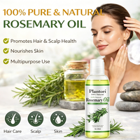 Huile de massage corporelle au vetiver et au romarin Disaar, hydratante, parfumée, favorisant la croissance des cheveux, huiles essentielles