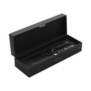 Luxury Custom Kitchen Knife Gift <b>Set</b> <b>Box</b> with Fruit, Cleaver & Scissors Flip <b>Top</b> Case - Product Image 1