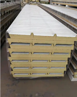 Panneaux sandwich en EPS et ciment à montage facile, panneaux muraux isolés préfabriqués pour maison