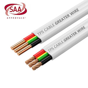 Annealed Cooper polos, kabel TPS kabel datar 90 ℃ 1.5mm 2.5mm 10mm 16mm untuk domestik - Product Image 1