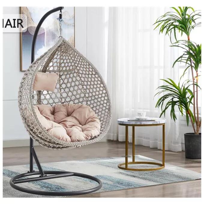 GARDEN Large Hanging Egg Swing Chair for Outdoor & Indoor
