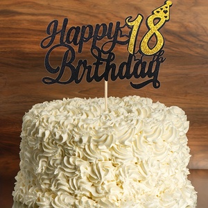 1 Pieza <span class=keywords><strong>de</strong></span> Adorno <span class=keywords><strong>para</strong></span> Pastel <span class=keywords><strong>de</strong></span> Feliz <span class=keywords><strong>Cumpleaños</strong></span> Número <span class=keywords><strong>18</strong></span>, Decoración Brillante <span class=keywords><strong>para</strong></span> Pastel <span class=keywords><strong>de</strong></span> <span class=keywords><strong>Cumpleaños</strong></span> <span class=keywords><strong>de</strong></span> <span class=keywords><strong>18</strong></span> Años, Suministros <span class=keywords><strong>para</strong></span> Decoración <span class=keywords><strong>de</strong></span> Fiestas <span class=keywords><strong>de</strong></span> <span class=keywords><strong>Cumpleaños</strong></span> - Product Image 6