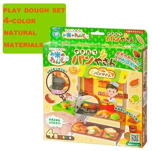 Imaginity Boost Bakery Kue Sushi Restoran Set Adonan Bermain Tidak Beracun Kit Playdough Anak Diy