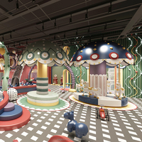 Aire de jeux intérieure, conception 3D, thématisation personnalisée, solution clé en main, équipement commercial pour les développeurs immobiliers de complexes hôteliers de luxe