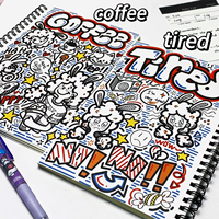 Carnet de notes mignon style spirale, personnalisable en couleur, matériau et taille, pour notes de cours et planificateur, avec option boîte cadeau et logo