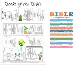 Étiquettes de suivi de lecture biblique, autocollants brillants imperméables, anti-UV, réutilisables et écologiques pour l'étude biblique, fournitures d'étude biblique - Product Image 1