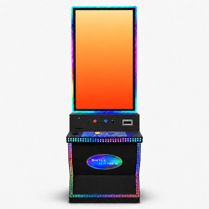 Máquina <span class=keywords><strong>de</strong></span> Juegos <span class=keywords><strong>de</strong></span> Habilidad con Pantalla Táctil Curva <span class=keywords><strong>de</strong></span> 43 Pulgadas, Gabinete Arcade que Funciona con Monedas, Luces LED RGB, Juego <span class=keywords><strong>de</strong></span> Hucha, Mercado Estadounidense, Español - Product Image 1