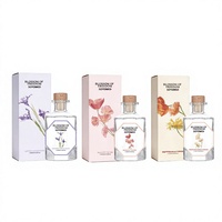 Diffuseur de parfum floral à bâtonnets, huile aromatique, désodorisant d'intérieur, éliminateur d'odeurs, 180 ml, en boîte